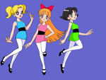 Okay, so The Powerpuff Girls are not technically anime characters.  But just I couldn't resist these nifty animelike versions of them.